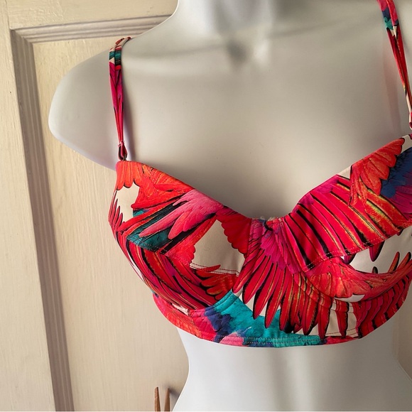 Bikini colorful tie bottom and top - Picture 3 of 9